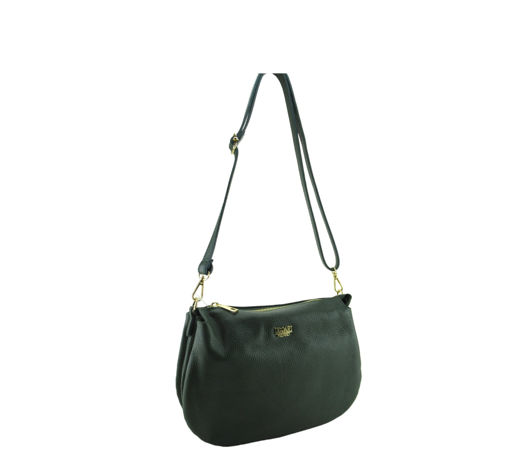 Borsa Tracolla 3 tasche pelle Dollaro