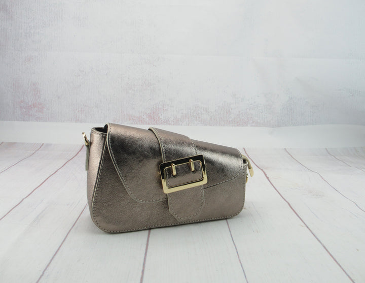 Borsa Lina in pelle dollaro