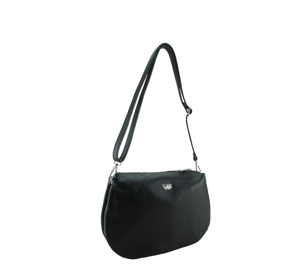 Borsa Tracolla 3 tasche pelle Dollaro