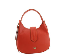 Load image into Gallery viewer, Borsa sacca Angela pelle dollaro con tracolla regolabile
