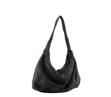 Load image into Gallery viewer, sacca mary in pelle intrecciata  tinto in capo ( lavato ) sconto 20% al check out
