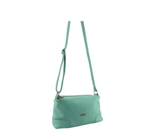 Load image into Gallery viewer, Borsa Tracolla 3 scomparti con zip misura media pelle Dollaro
