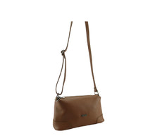 Load image into Gallery viewer, Borsa Tracolla 3 scomparti con zip misura media pelle Dollaro
