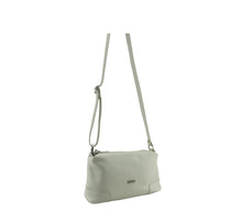 Load image into Gallery viewer, Borsa Tracolla 3 scomparti con zip misura media pelle Dollaro
