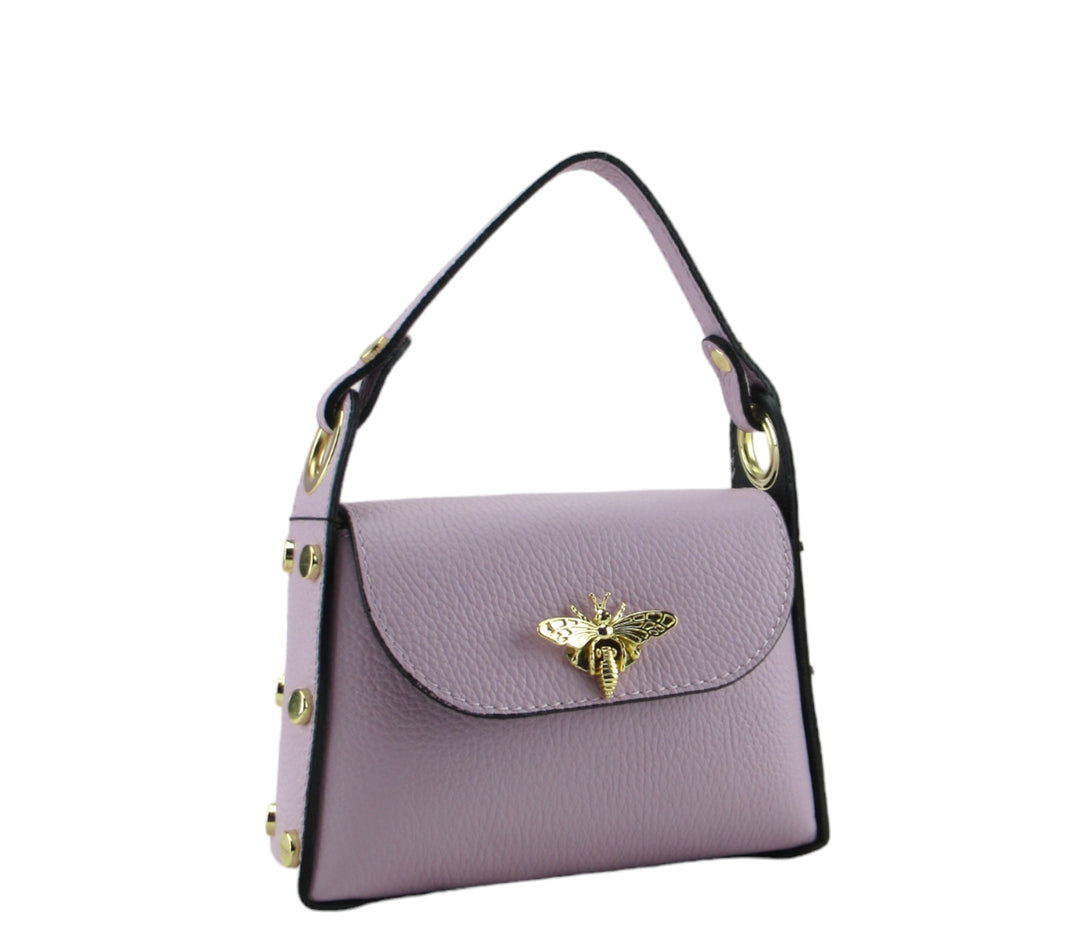 Maya bag small size bee closure in dollar leather