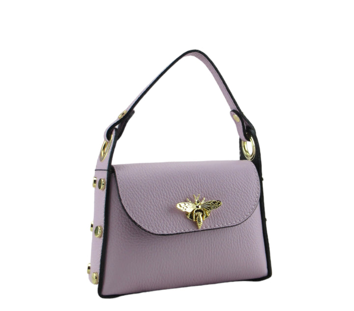 Maya bag small size bee closure in dollar leather