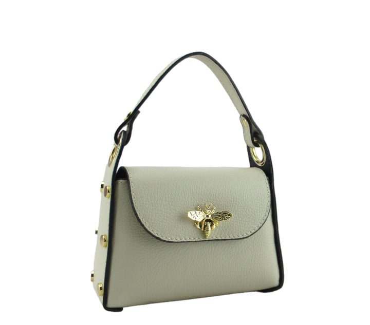 Maya bag small size bee closure in dollar leather
