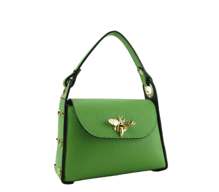 Maya bag small size bee closure in dollar leather