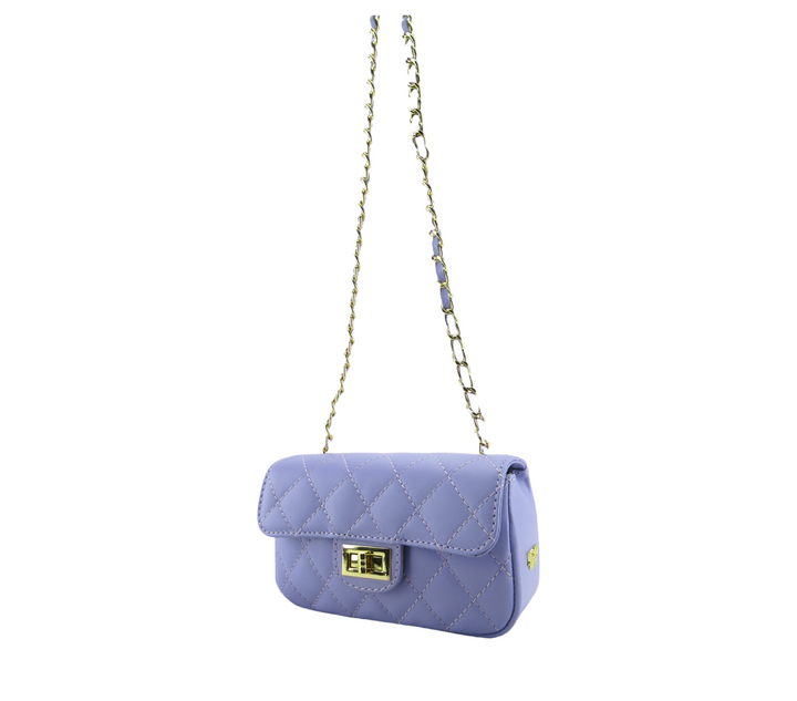 Yvonne quilted smooth leather clutch bag 