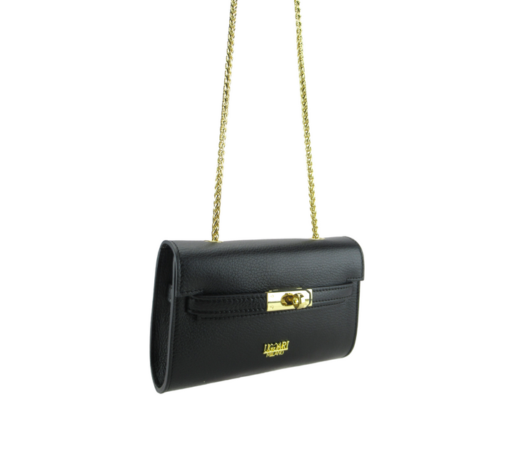 Pauline elegant leather clutch bag 