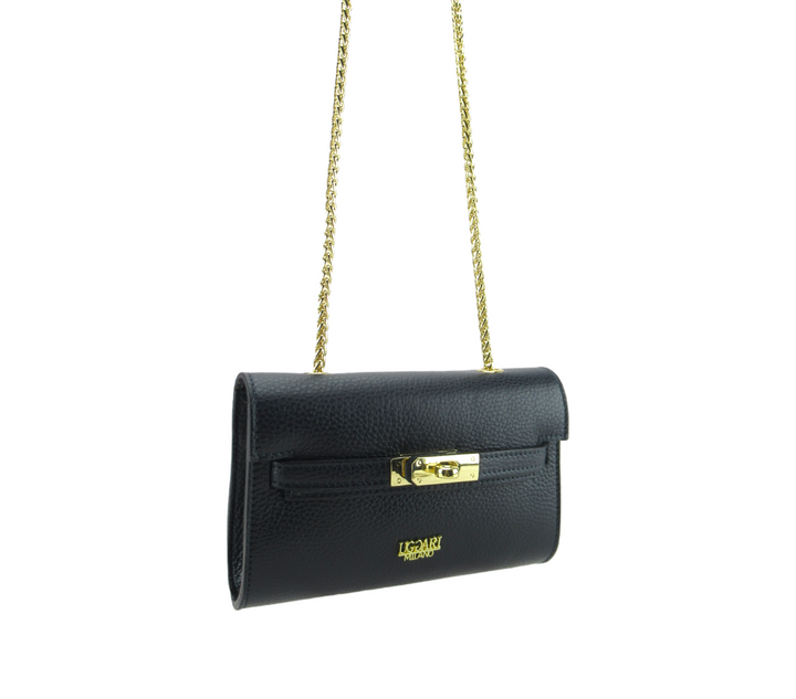 Pauline elegant leather clutch bag 
