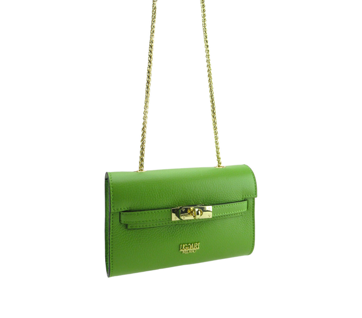 Pauline elegant leather clutch bag 