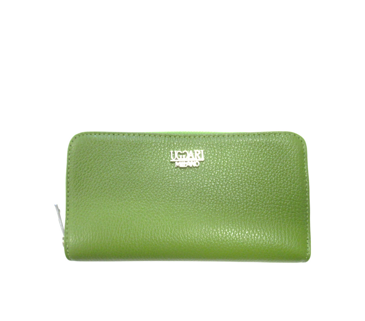 Portafoglio Grande Pelle dollaro Zip Around Wallet