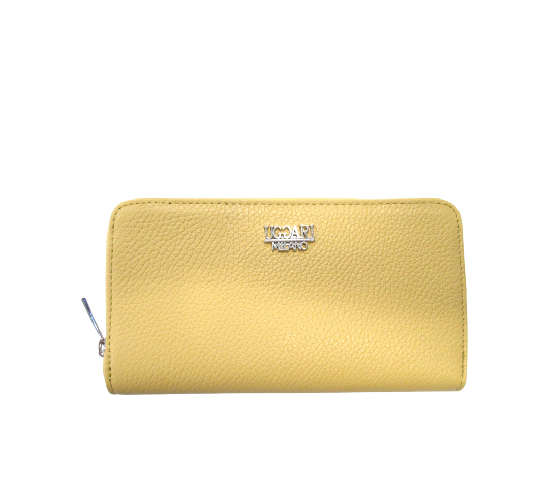 Portafoglio Grande Pelle dollaro Zip Around Wallet