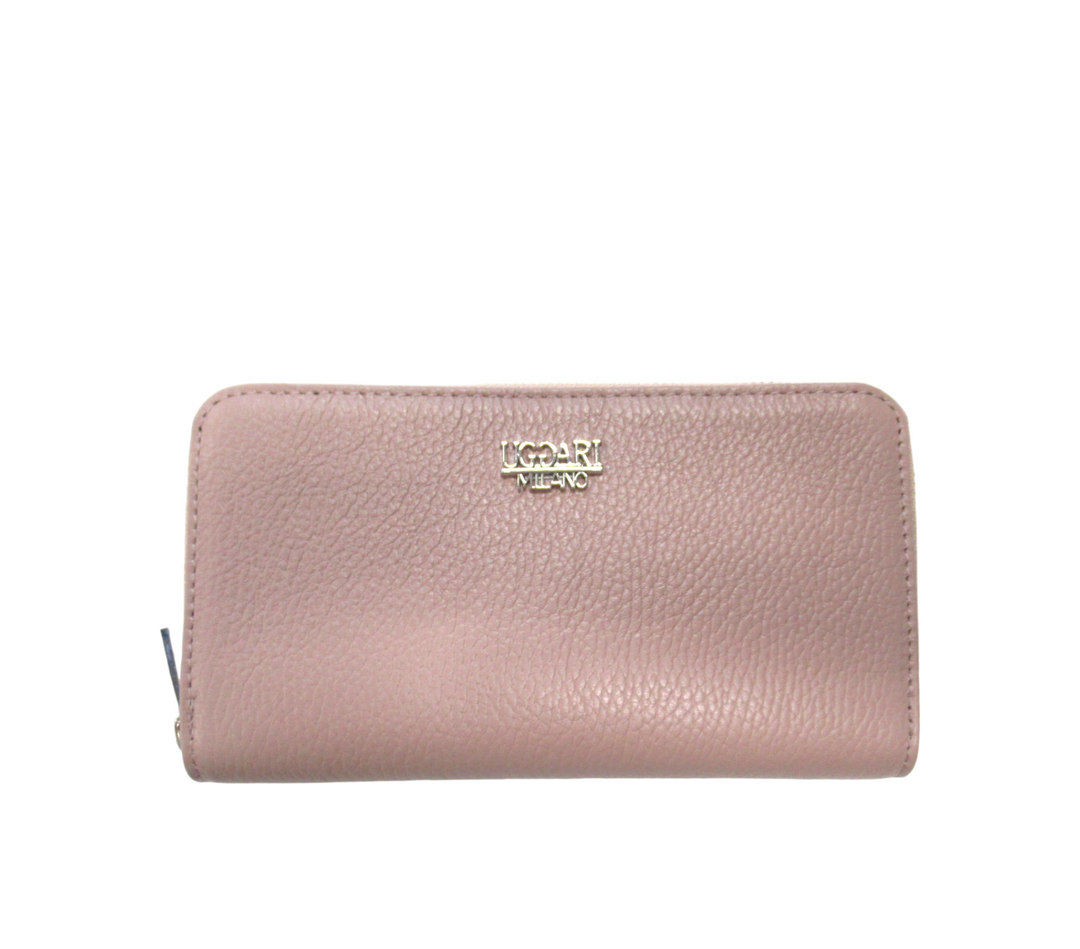 Portafoglio Grande Pelle dollaro Zip Around Wallet