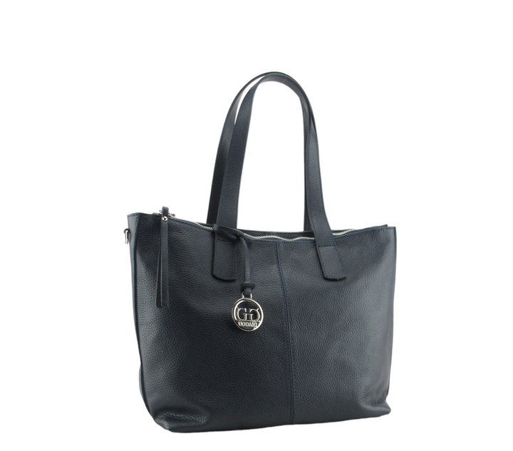 Nives Shopping dollar leather bag with 3 pockets 