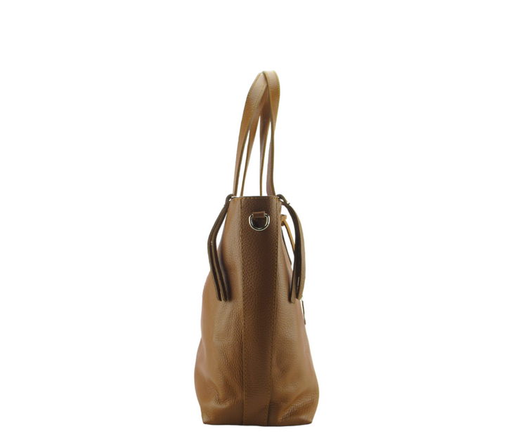 Nives Shopping dollar leather bag with 3 pockets 