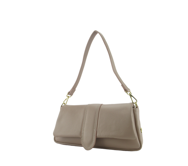 Yvonne quilted smooth leather clutch bag 