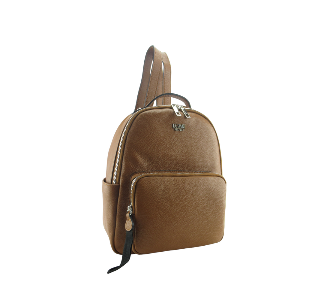 Vittoria Backpack in dollar grain leather