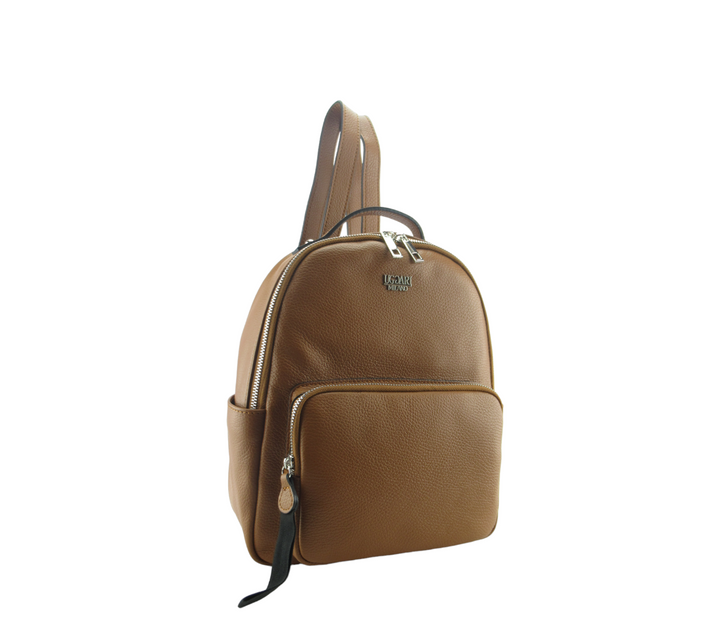 Vittoria Backpack in dollar grain leather