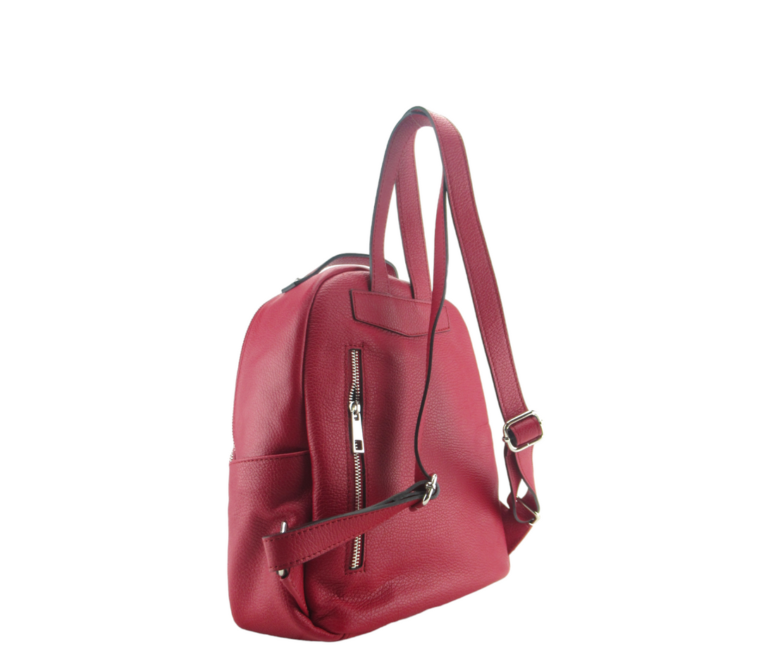 Vittoria Backpack in dollar grain leather