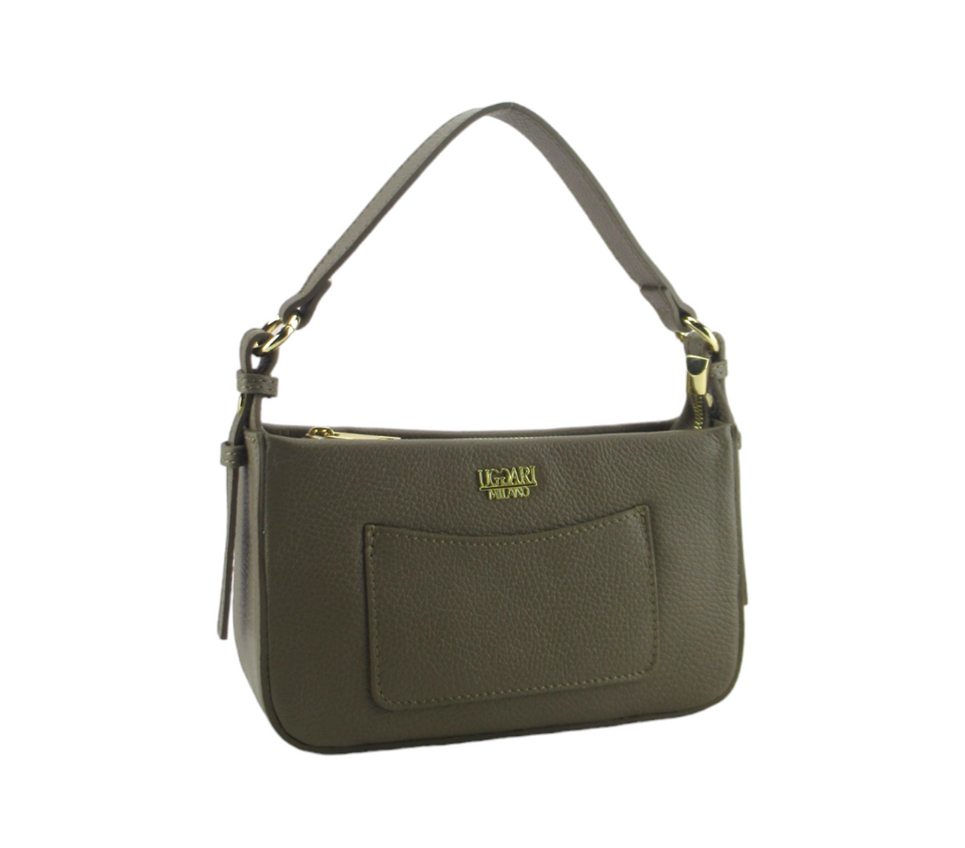 Pochette Valentina elegante in pelle dollaro