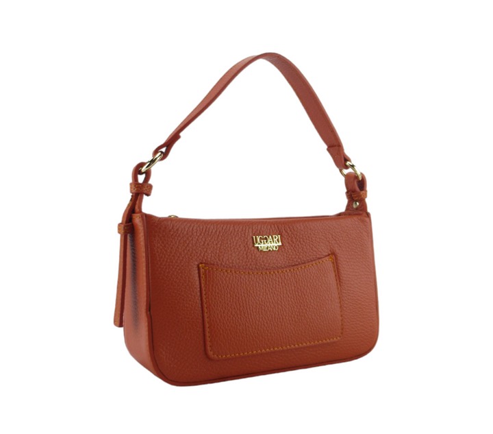 Pochette Valentina elegante in pelle dollaro