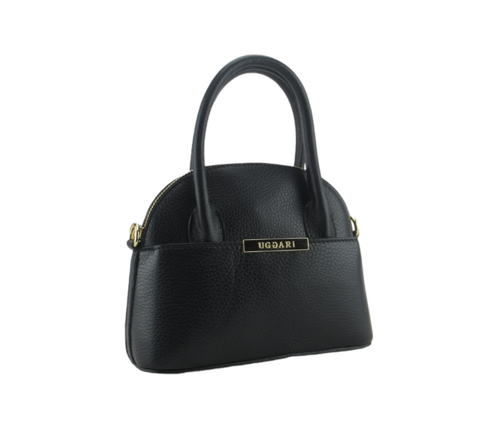 Small dollar leather handbag 