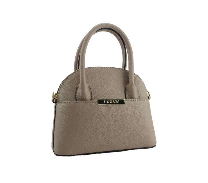 Small dollar leather handbag 