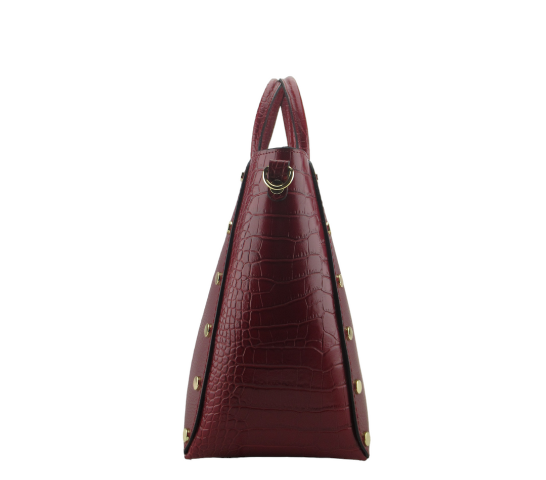 Martina briefcase hand made in dollar and coconut leather