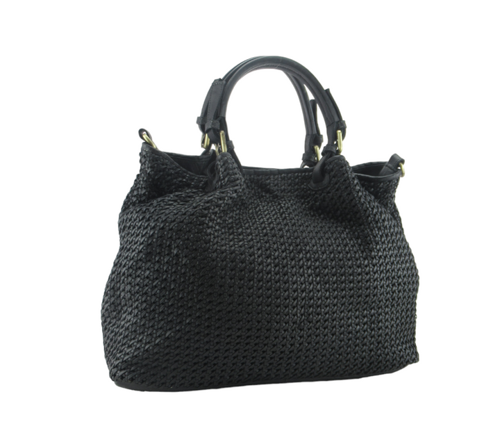 Brigida Hand Shopping in Fine Woven Leather