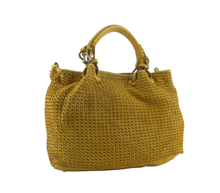 Brigida Hand Shopping in Fine Woven Leather