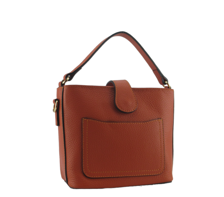 Sofy handbag, medium size, dollar leather 