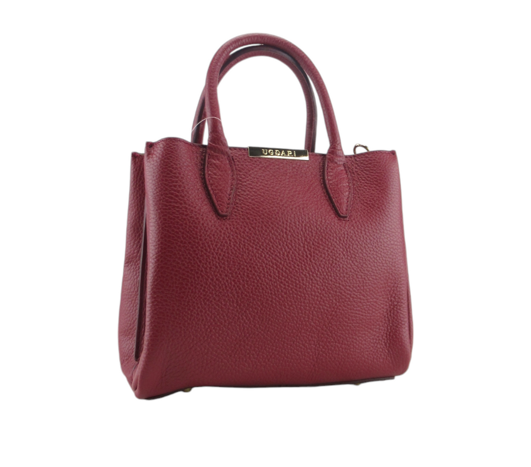 Rebecca borsa a mano misura media pelle grana fine