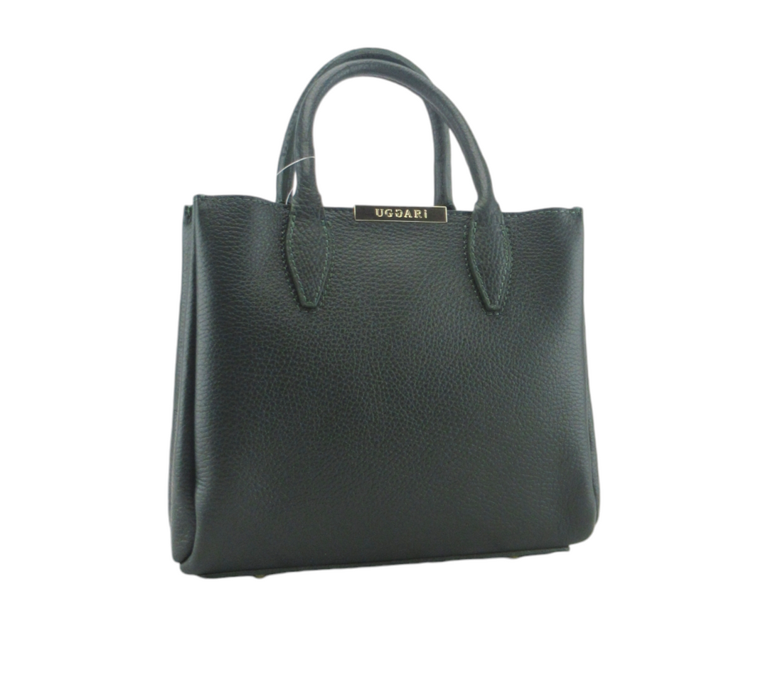 Rebecca borsa a mano misura media pelle grana fine
