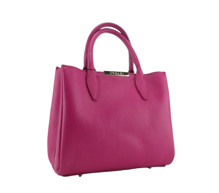Rebecca borsa a mano misura media pelle grana fine