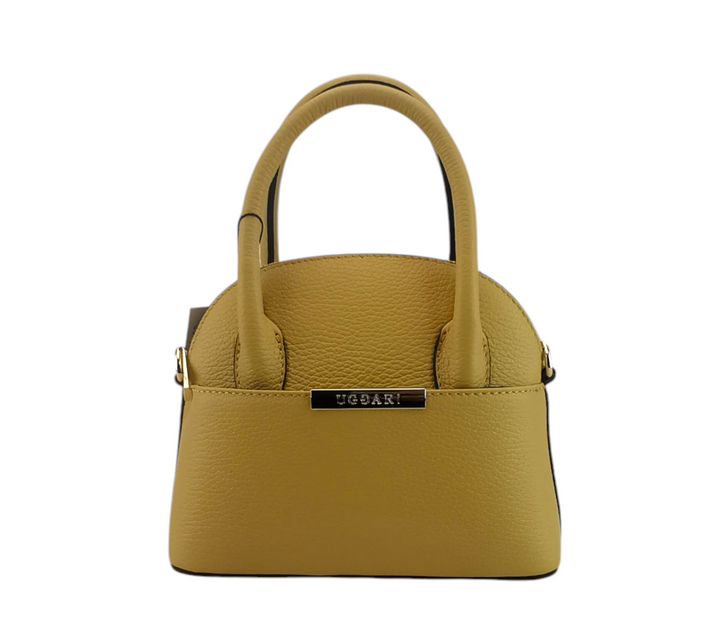 Small dollar leather handbag 