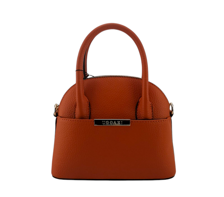Small dollar leather handbag 