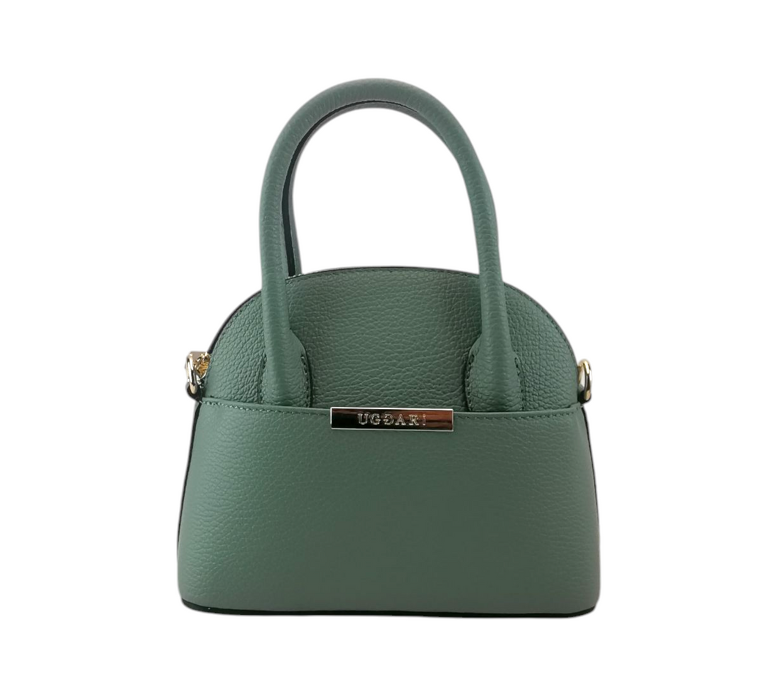 Small dollar leather handbag 