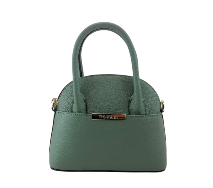 Small dollar leather handbag 