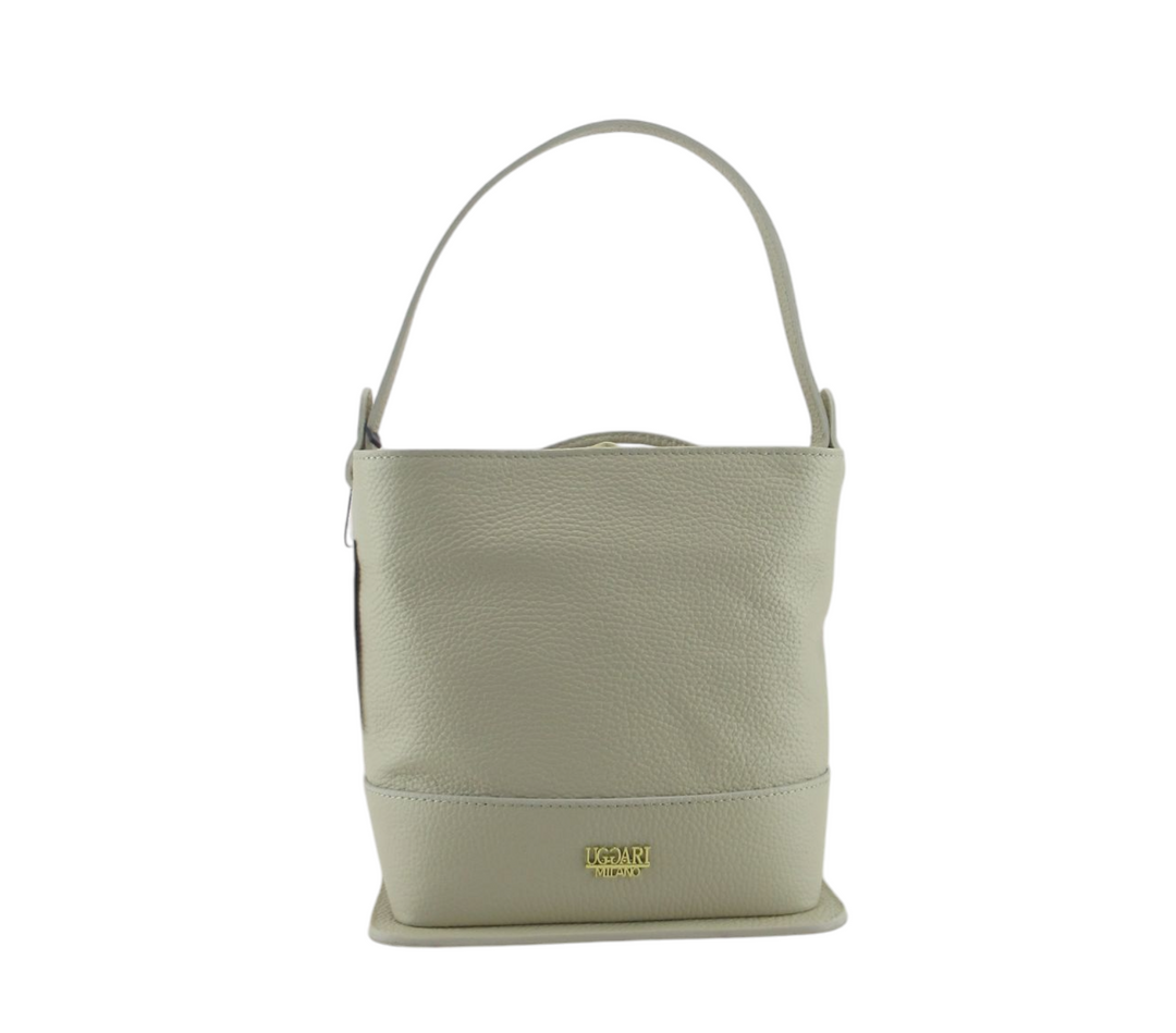 Fleur borsa a secchiello in pelle grana fine