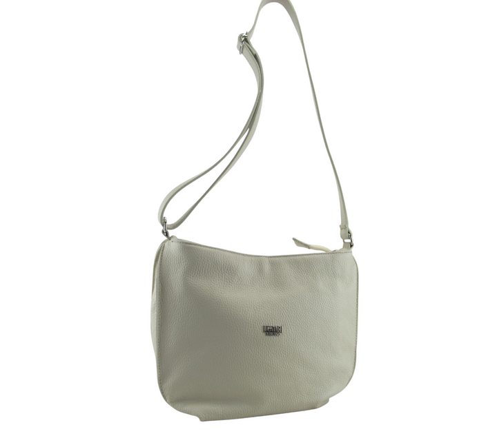 Dollar leather 3-pocket shoulder bag 