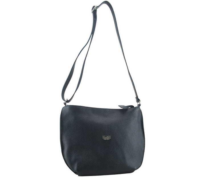 Dollar leather 3-pocket shoulder bag 