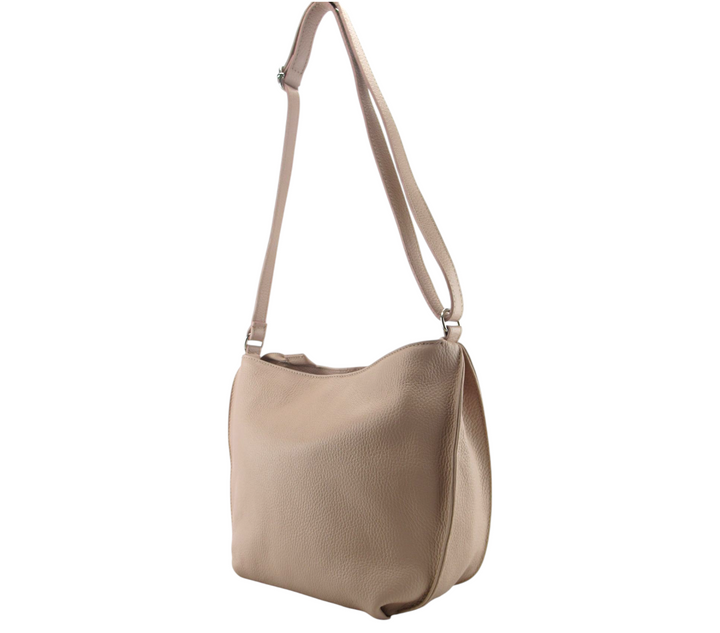 Dollar leather 3-pocket shoulder bag 