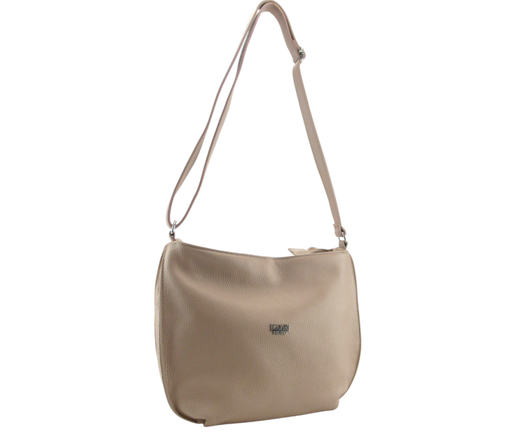 Dollar leather 3-pocket shoulder bag 