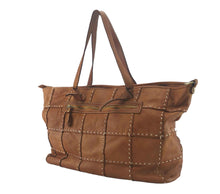 Load image into Gallery viewer, Shopping bag in pelle vitello tinto in capo ( lavato )
