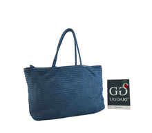 Load image into Gallery viewer, Shopping bag in pelle intrecciata vitello tinto in capo ( lavato ) sconto 20% al check out
