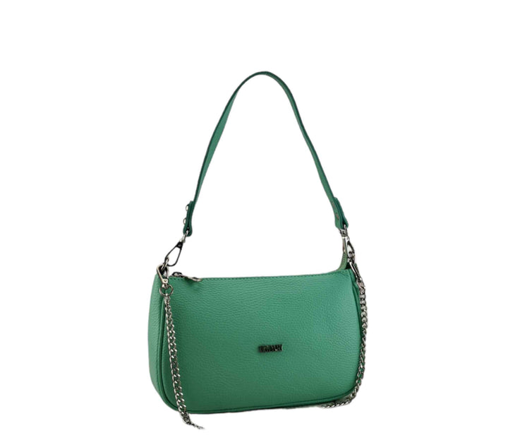 medium dollar leather clutch bag 